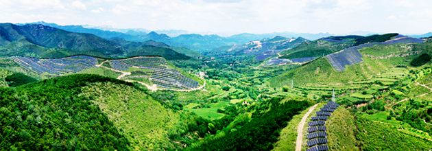 Complex mountain photovoltaic power station solutions